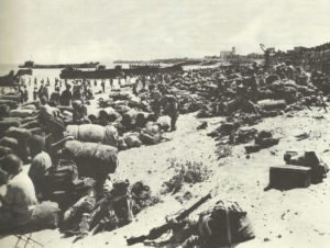  beach of Syracuse unloading supplies