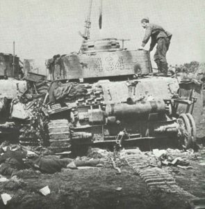 Destroyed German Panzer IV