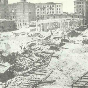 Railway station Ostiense after the first Allied air raid