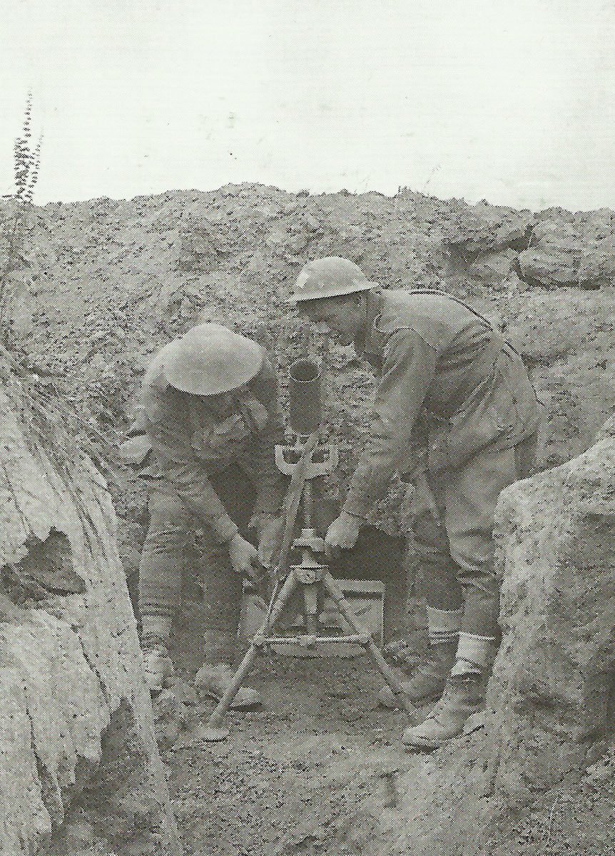 3-inch Stokes Mortar of Australian troops