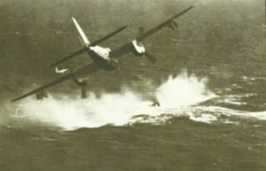 Allied aircraft attacks a U-boat