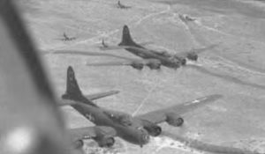 B-17F en route to a target in Italy