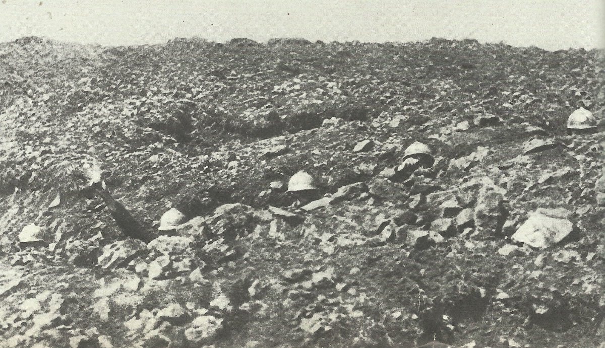 French soldiers in their trenches.