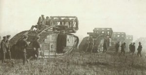 British Mark V tanks