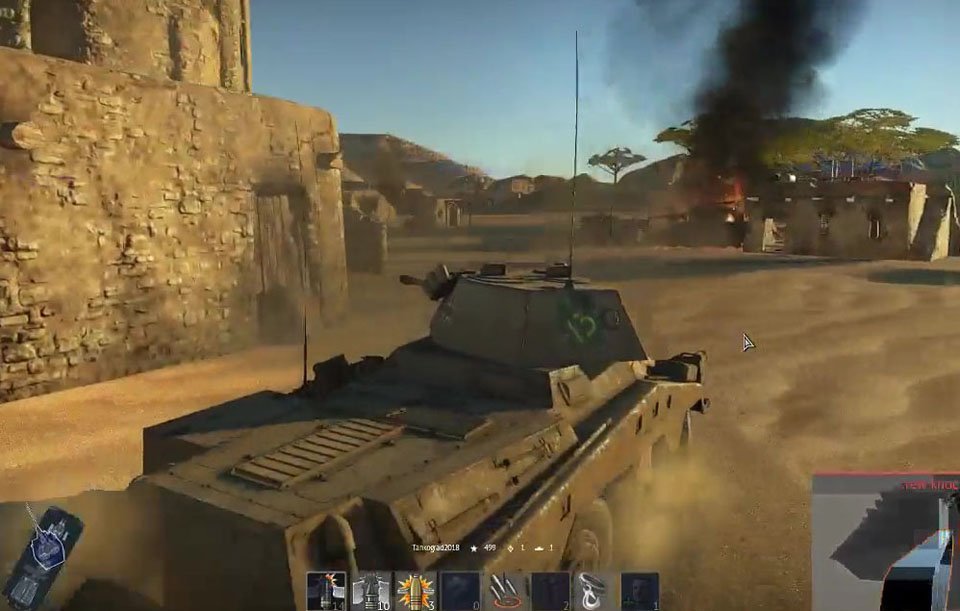 SdKfz 234 Puma in action