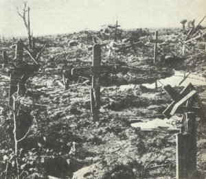 German cemetery of honour for soldiers killed in the Flanders battles