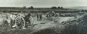  Australian battery of 4,5-inch field howitzers