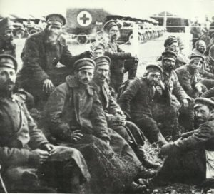 Bulgarian soldiers in Allied captivity