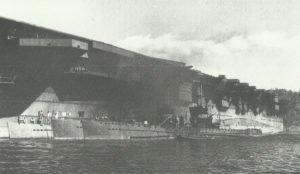 hull of the 'Ibuki' 