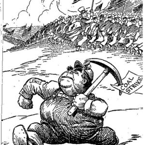 Coal Miner Strike Cartoon