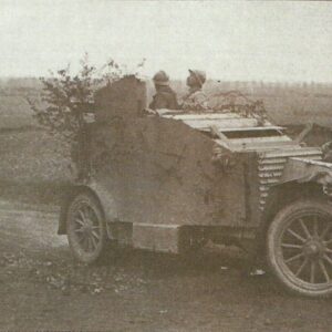 Peugeot armoured car provides fire support