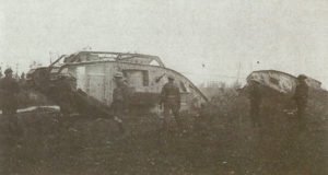 Tank Mk V towed another tank