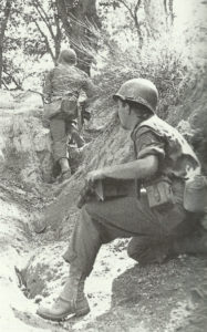 American soldiers  in southern Italy