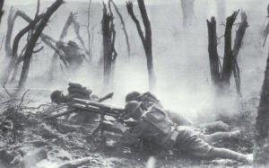 US tropps in heavy combat in the Argonne 