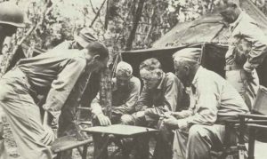 Admiral Halsey on Bougainville. 