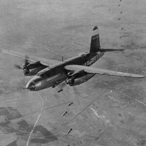 B-26 Marauders bomb targets in Western Europe