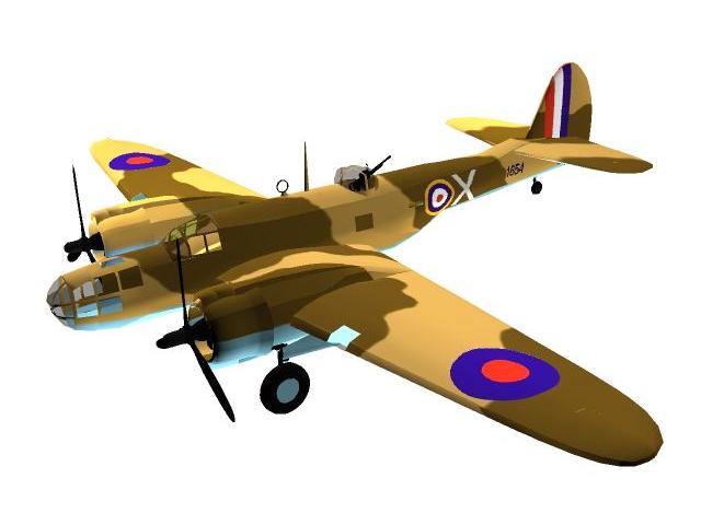 British Bombers Ww2 Weapons - us ww2 aircrafts 3d meshes roblox