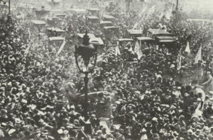 Armistice celebrations in Paris.