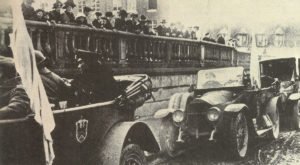 Arrival of the German armistice delegation