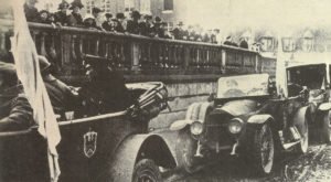 Arrival of the German armistice delegation 