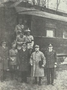 Allied Plenipotentiaries at the signing of the Armistice