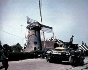 German tank in Rijsoord in Holland