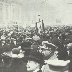 Demonstration of the majority socialists for the German government