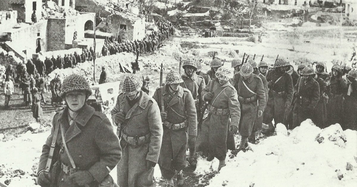 Men of a North African unit of Juin's French corps