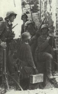 trapped German soldiers