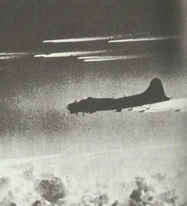 formation of B-17 Flying Fortress