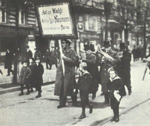 Election campaign Germany 1919