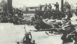 Polish insurgents shoot