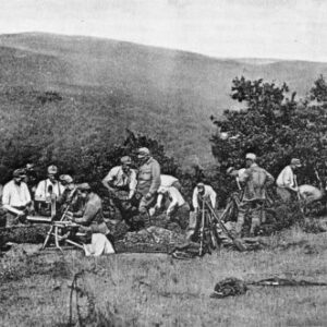 Czechoslovak troops in combat against the Hungarians