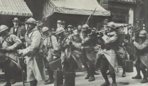 French troops in Frankfurt (Main)