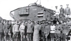Tank Mark V of the troops of General Denikin