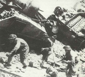  troops of the Polish 2nd Corps at Cassino