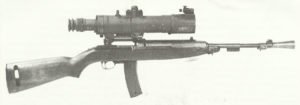 carbine M3 with infrared telescopic sight
