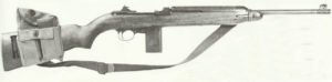 US carbine M1 with spare magazines