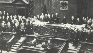 Hindenburg sworn in Reich President