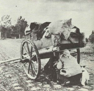 Civilians going into cover  in Karelia