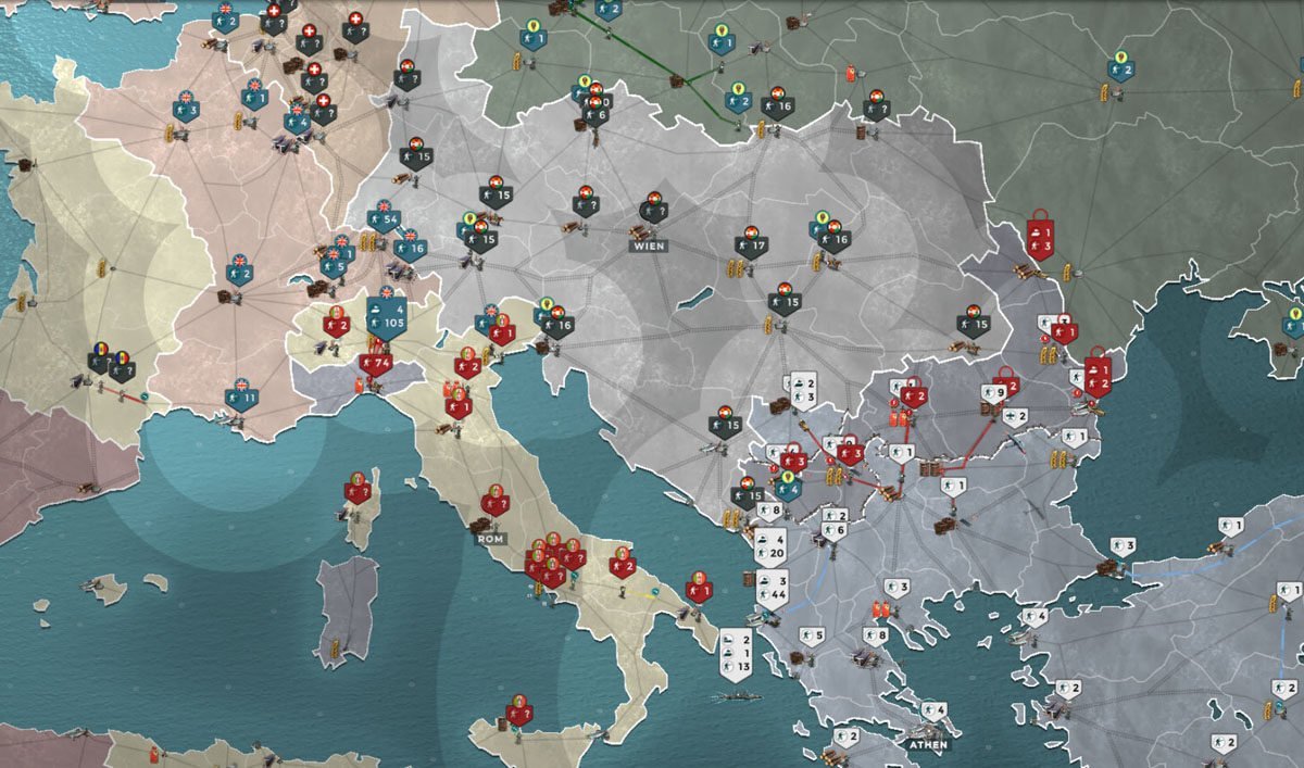 map of the new Supremacy 1914