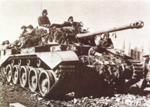 British Comet tank in the last days of the Second World War