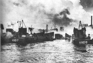 US landing craft approach Saipan