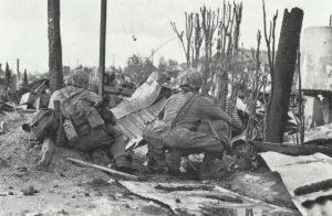 US Marines move forward on Saipan