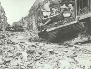 destroyed Tiger tanks Caen
