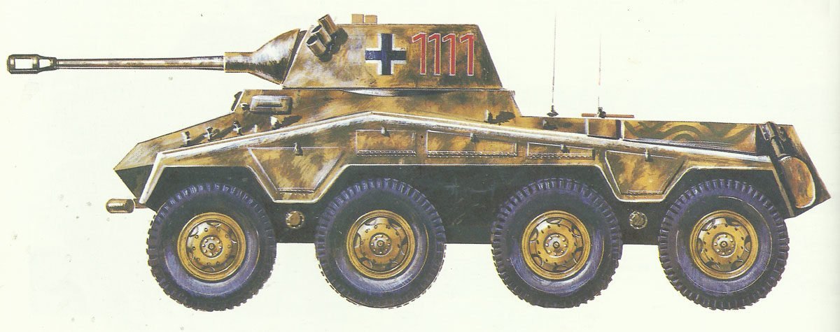 Puma armored car > WW2 Weapons