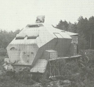 fire control armored vehicle for V-2 missiles