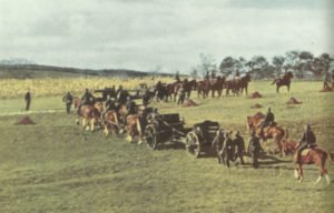 Horse-drawn artillery 