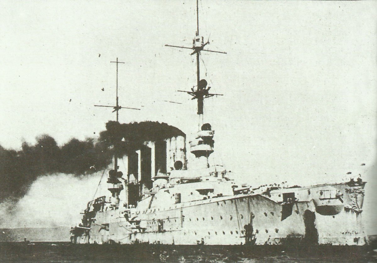 SMS Scharnhorst entering Valparais