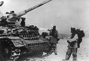 Grenadiers and Panzer IV Hungary 1945